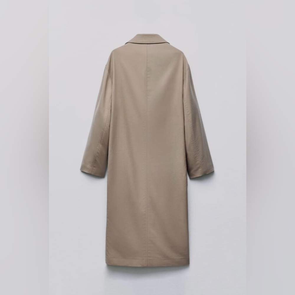 Zara ZW Collection Straight Cut Wool Coat, Limited Edition - Picture 6 of 12